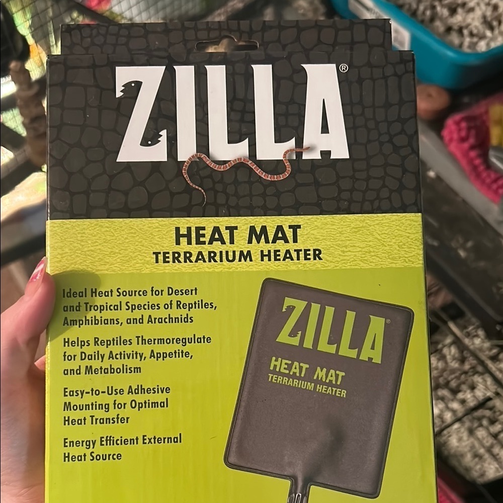 Heat Mat Terrarium Heater - Black